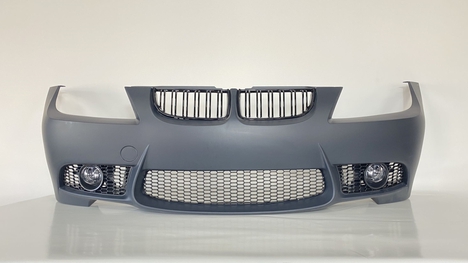 BMW 3 SERISI E90 2009-2011 IÇIN UYUMLU LCI M3 GÖRÜNÜM ÖN TAMPON + PANJUR (SIS LAMBALARI DAHIL)